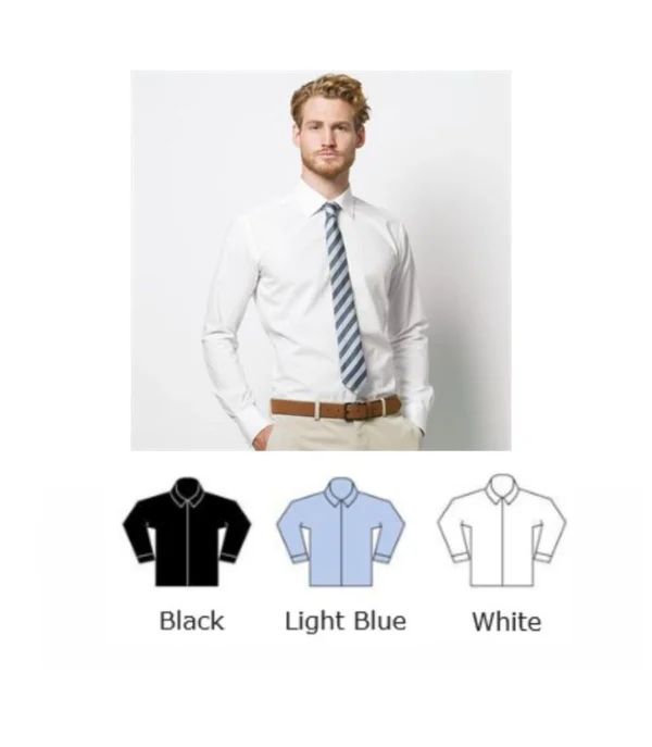 Kustom Kit KK192 Long Sleeve Slim Fit Business Shirt
